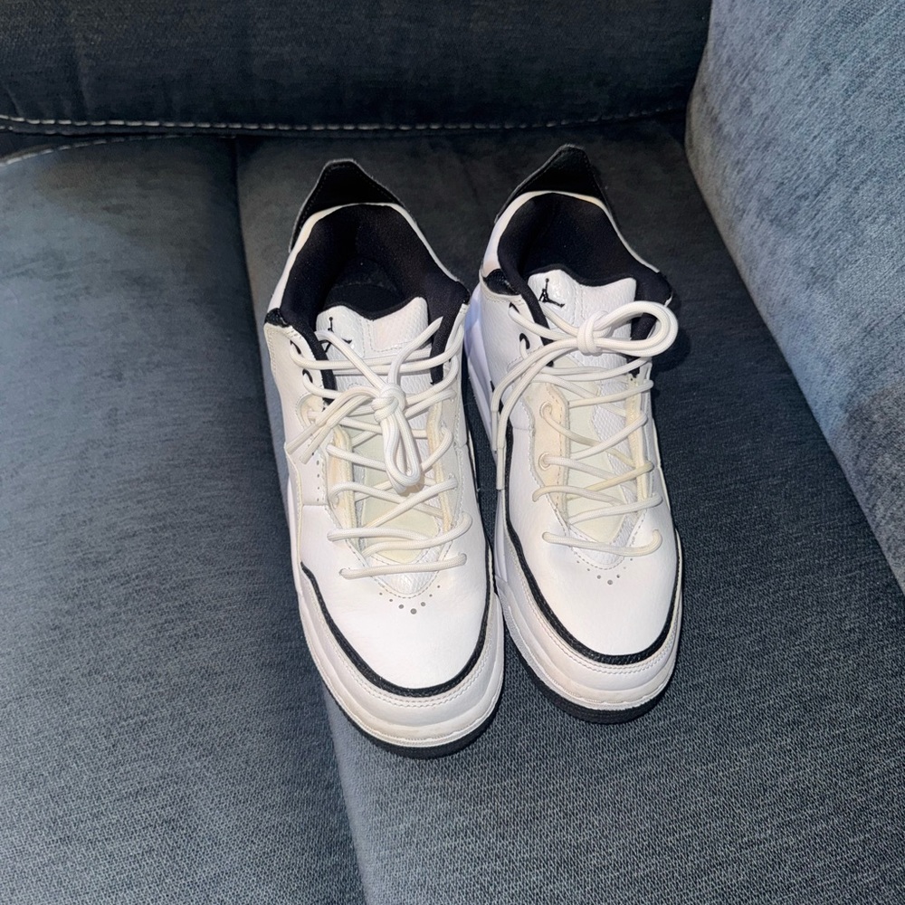 Jordan White and Black Sneakers